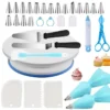 my-11134207-7ras9-mbymde5gvruxc9.webp 33pcs Cake Decorating Baking Kit Nozzles Turntable Tools Essential Cake Decorating Starter Kit