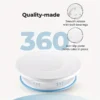 my-11134207-7rash-m9twwqkymqjk33-1.webp Non Slip Cake Turntable Silicone PP Plastic 360 Rotating for Cake Decorating DIY Cake Baking Tools
