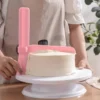 my-11134207-7rasl-mc06vjribwye0f.webp Adjustable Cake Scraper Blue Pink Icing Smoother for Perfect Cakes Cake Decorating
