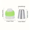 13PCS Kit with 7Tips Tri Coupler   Leaf Nozzles Professional Decoration Tools for Baking Enthusiasts