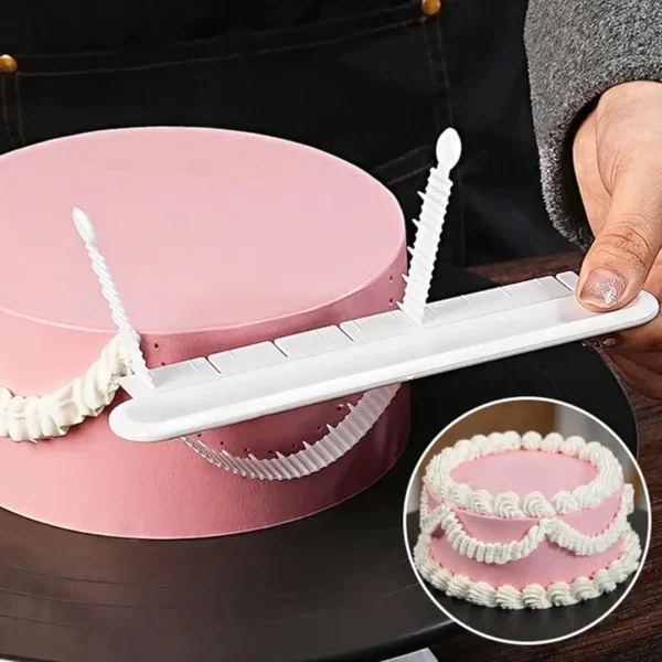 1PCS Cake Leveler   Spreader Tool Arc Cake Assist for Smooth Sides   Even Layer for Beginners Bakers
