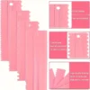 my-11134207-820le-mjdnaw0zlssg95.webp 4PCS Cake Scraper Smoother Set Food Grade Plastic Icing Spatula for Fondant Baking Decorating Tools