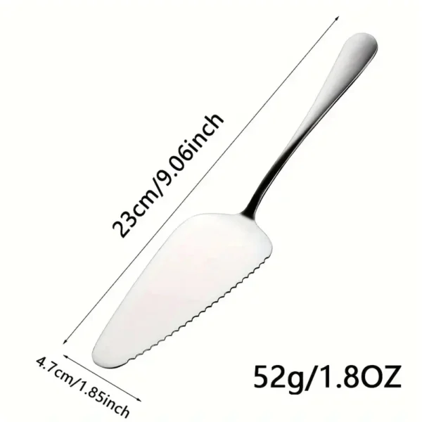 my-11134207-820lh-mfmdal0ufwgc6c.webp 1PC Stainless Steel Serrated Cake Pizza Cutter All in One Slicer Dishwasher Safe Kitchen Baking Tool