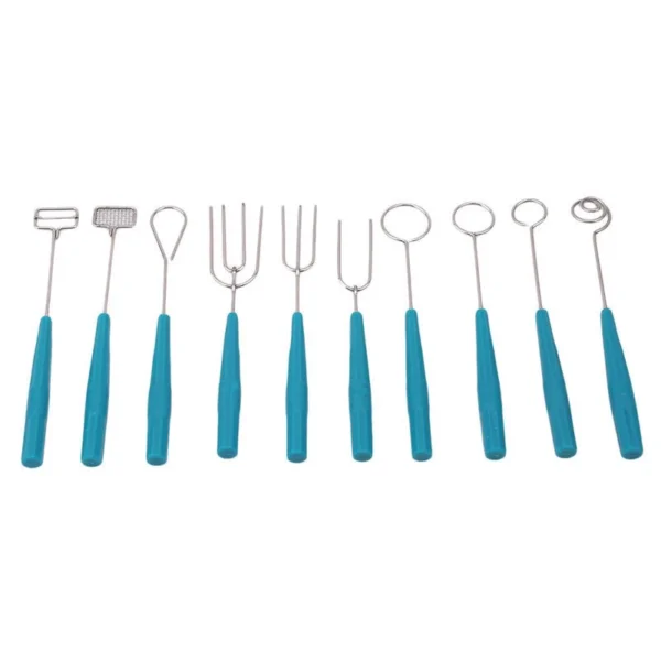 sg-11134201-23010-v4zpsr9gfwlvd3.webp Chocolate Dipping Fork Set Stainless Steel Candy Cake Dipping Tool Dessert Cheese Fruit Fork Baking Tool Kitchen Gadgets