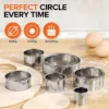 sg-11134201-7rdxc-mdmw4csv88ak3b.webp 12pcs Set Stainless Steel Round Cutter Cookie Moulds Mousse Cake Ring Biscuit Cutting Baking Tools