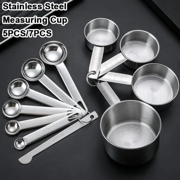 sg-11134201-81zv2-mifowdwj826b05.webp Full Stainless Steel Measuring Spoon 7pcs Set Measuring Cup 5pcs Set Kitchen Baking Tools