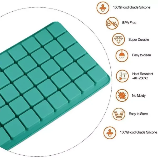 sg-11134201-821e3-mh8r4zv2ng999c.webp 40 Hole Square Shaped Baking Silicone Mold