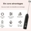 sg-11134201-824gn-meqp6k8w1ekh3d.webp 3 Speed Wireless Milk Frother Electric USB Charging Handheld Coffee Stirrer Egg Beater Baking Tool