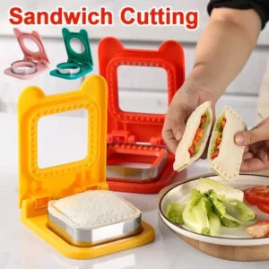 Sandwich Cutter and Sealer DIY Sandwich Cutting Tool for Kids Lunch Multiple Shape Baking Tools