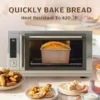 Loaf Pan with Lid  1lb Dough Capacity Non Stick Bakeware for Baking Bread  Carbon Steel Corrugated Bread Toast Box Mold
