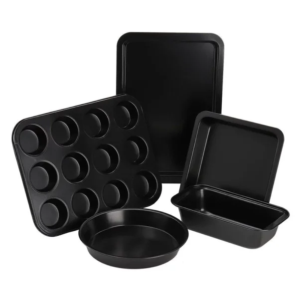 sg-11134201-8262n-mmb8mm6affur34.webp 5 Pieces Oven Pan Cake Baking Pastry Pan Set